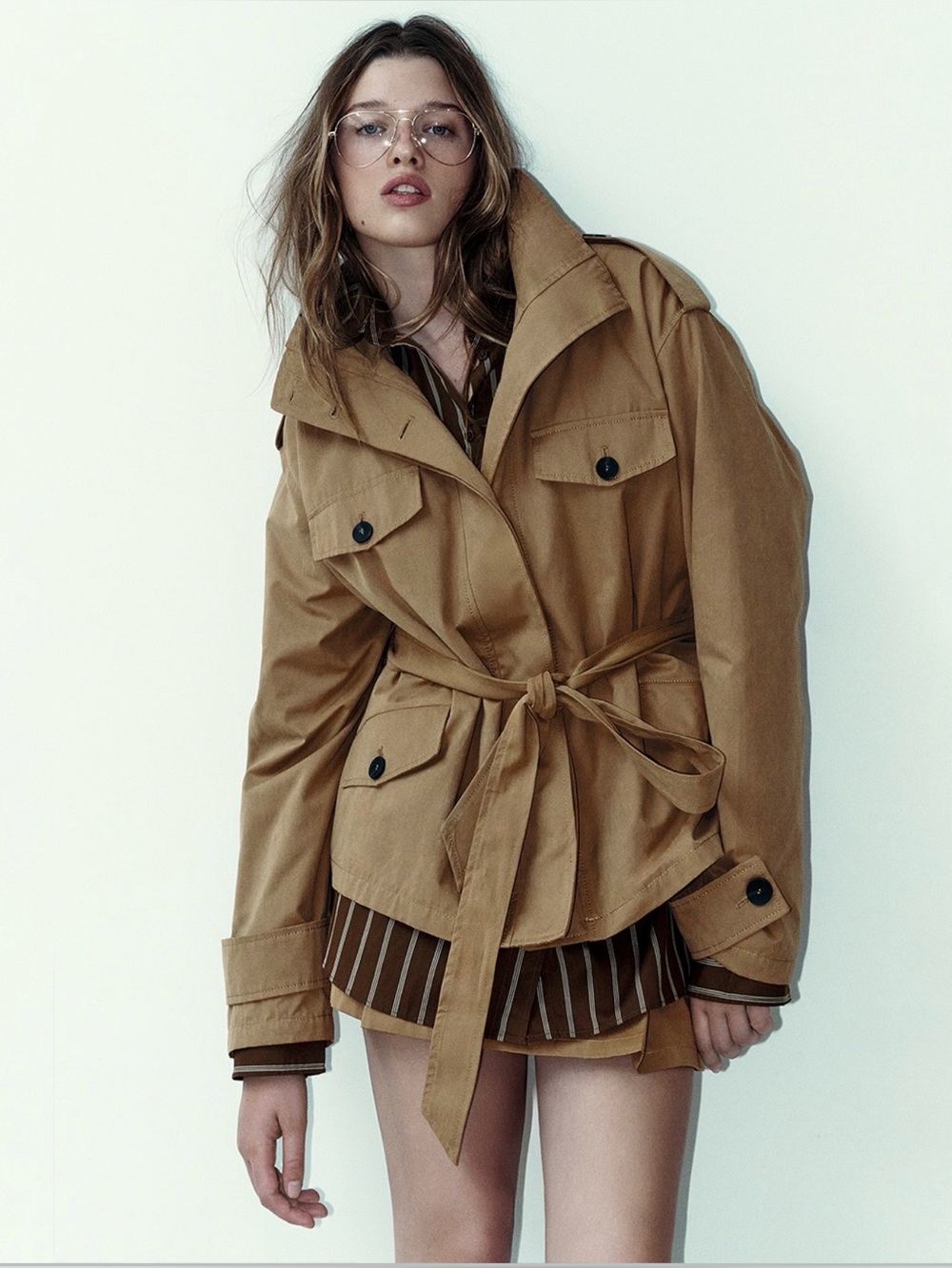 ZARA
SHORT TRENCH JACKET